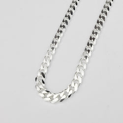 Collection of Heavy 5.4mm Flat Curb Chain in a gallery layout