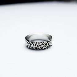 Collection of 6mm Wide Leopard Print Ring Band-Ring-Inchoo Bijoux-Inchoo Bijoux in a gallery layout