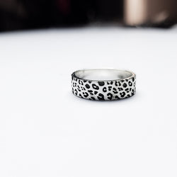 Collection of 6mm Wide Leopard Print Ring Band-Ring-Inchoo Bijoux-Inchoo Bijoux in a gallery layout