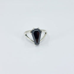 Collection of Big Black Coffin Ring - 8x13 in a gallery layout