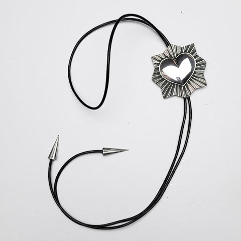 Collection of Big Sacred Heart Bolo Tie-Pendant-Inchoo Bijoux-Inchoo Bijoux in a gallery layout