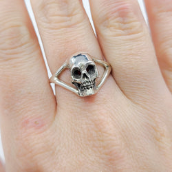 Collection of Big Skull Ring in a gallery layout