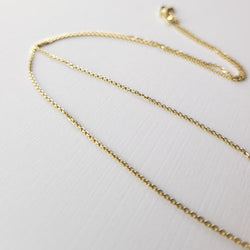 Collection of Yellow Gold Chisel Cable Chain 10K - 14K in a gallery layout