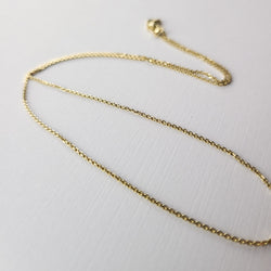 Collection of Yellow Gold Chisel Cable Chain 10K - 14K in a gallery layout