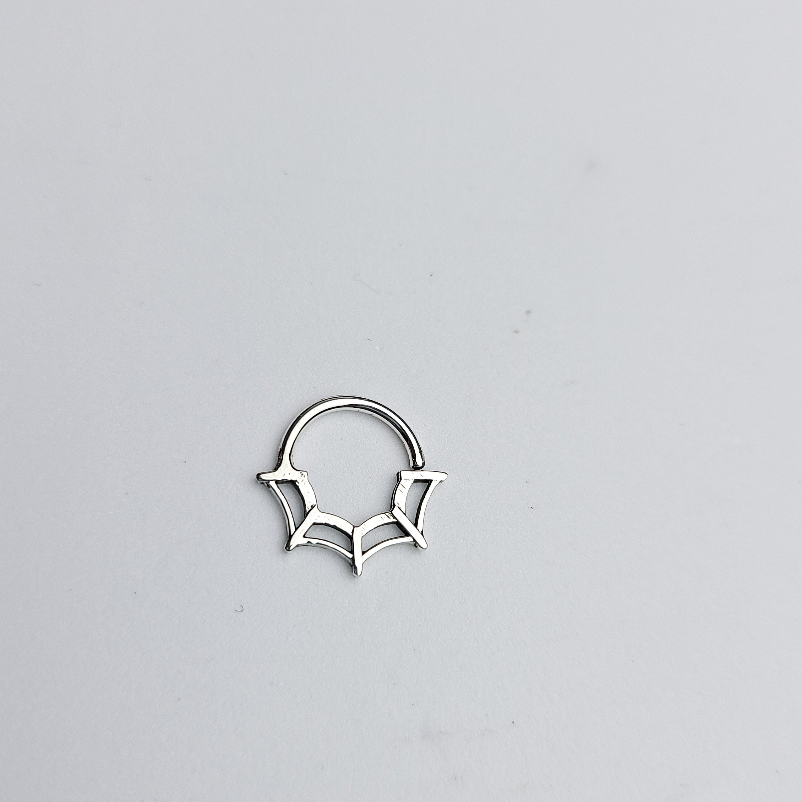 Collection of Spiderweb Nose Ring Septum Piercing in a gallery layout