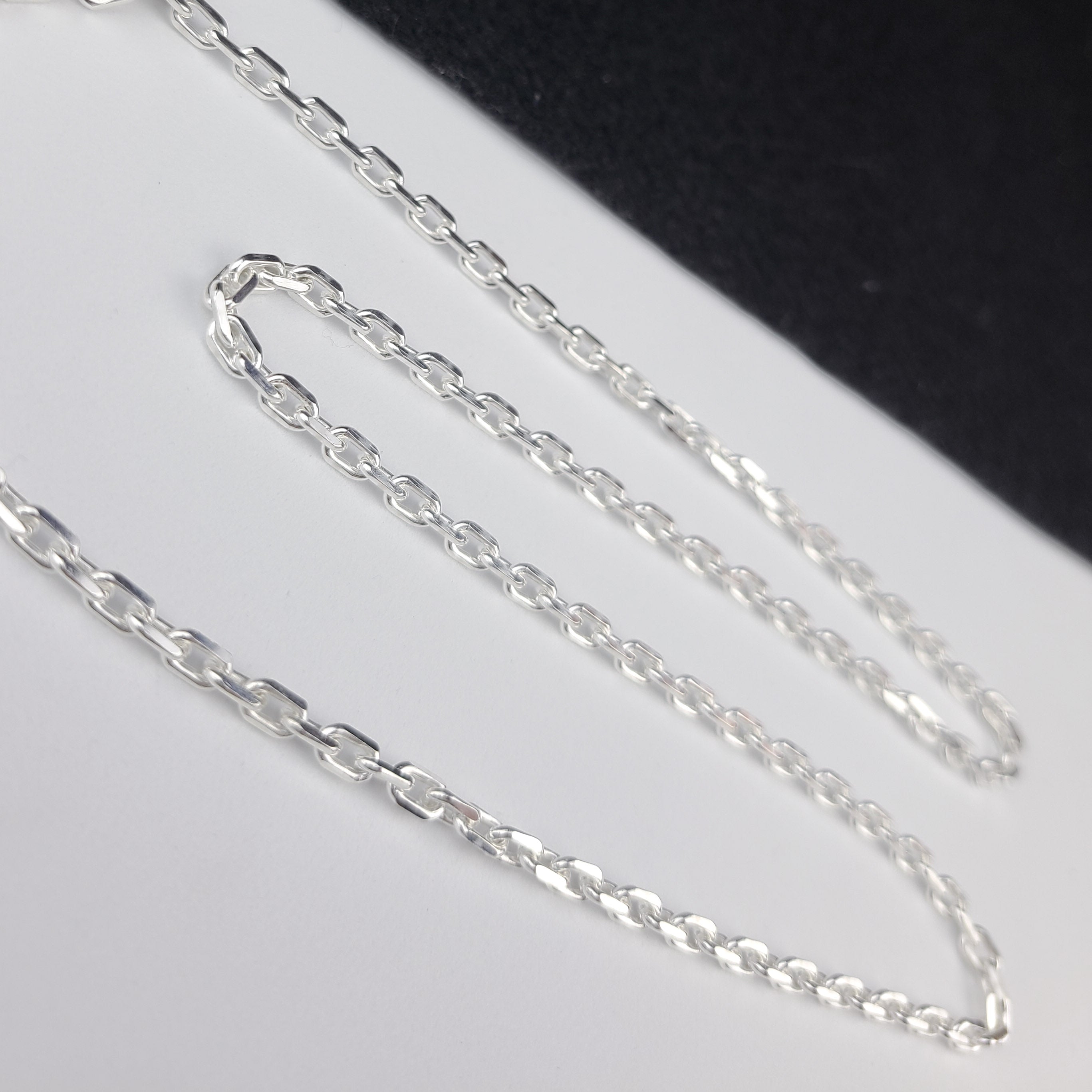 Chaîne de câble lourde de 4 mm taillée en diamant