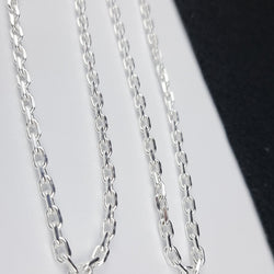 Collection of Heavy 4mm Diamond Cut Cable Chain in a gallery layout