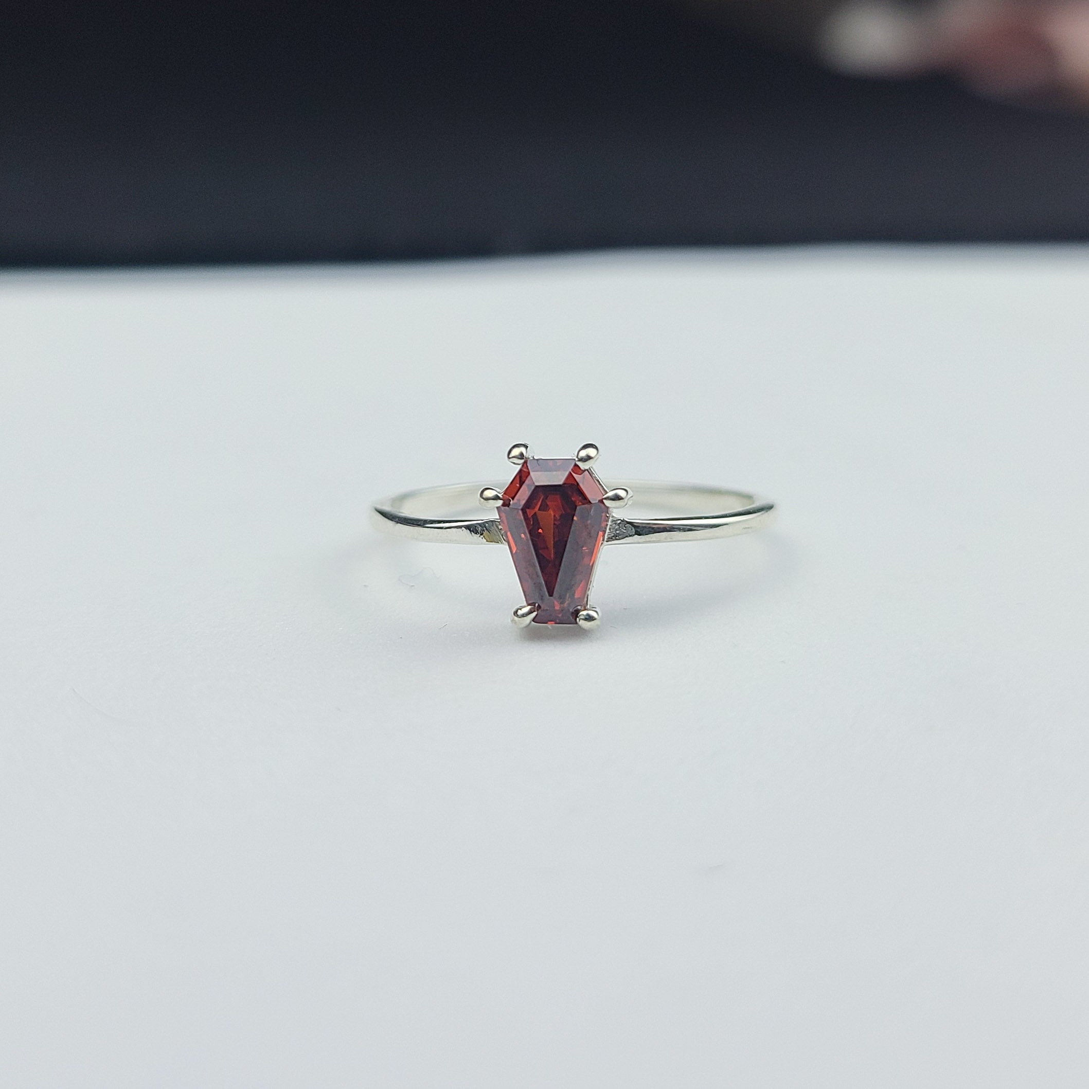 Red Coffin Ring