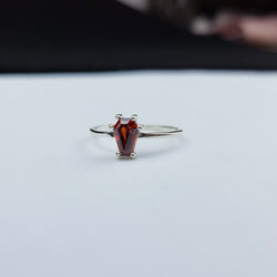 Collection of Red Coffin Ring in a gallery layout