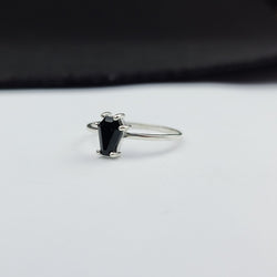 Collection of Black Coffin Engagement Ring - Inchoo Bijoux in a gallery layout