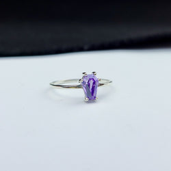 Collection of Purple Coffin Ring - Inchoo Bijoux in a gallery layout