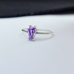 Collection of Purple Coffin Ring - Inchoo Bijoux in a gallery layout