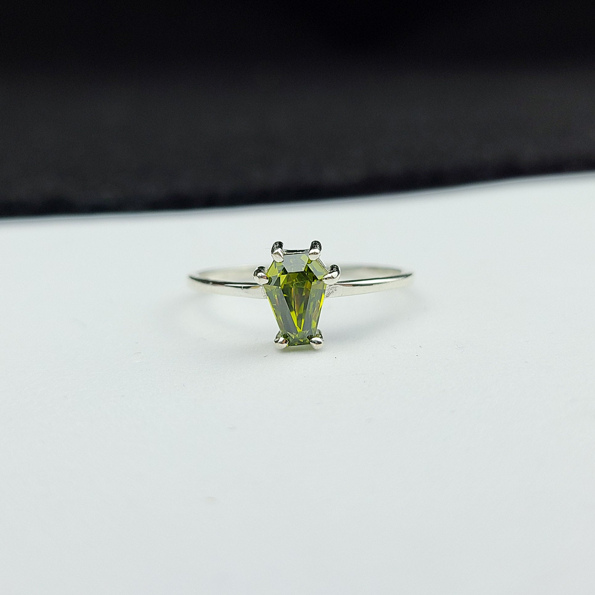 Collection of Slime Green Coffin Ring - Inchoo Bijoux in a gallery layout