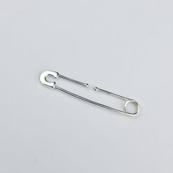 Collection of Bold FAKE Cheek Piercing Safety Pin in a gallery layout