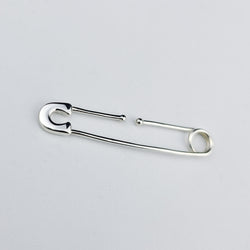 Collection of Bold FAKE Cheek Piercing Safety Pin in a gallery layout