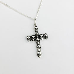 Collection of Gothic Skull Cross Pendant in a gallery layout