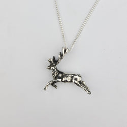 Collection of Silver Deer Pendant - Inchoo Bijoux in a gallery layout