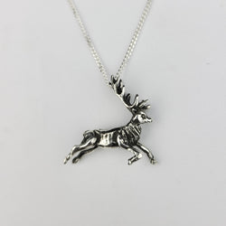 Collection of Silver Deer Pendant - Inchoo Bijoux in a gallery layout