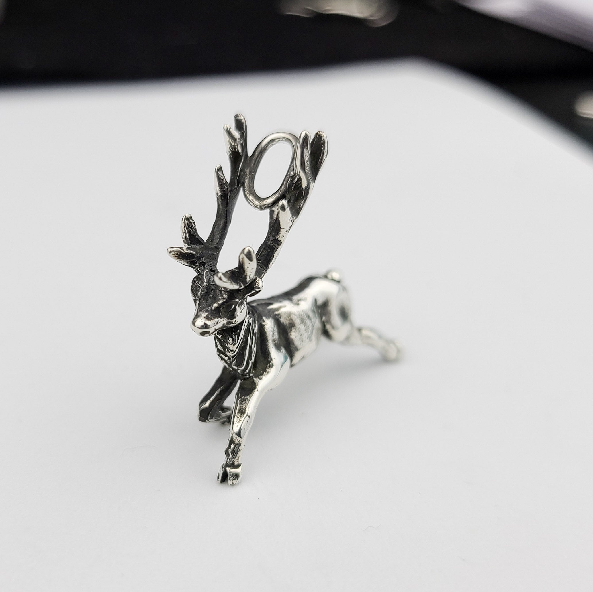 Silver Deer Pendant - Inchoo Bijoux