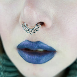 Collection of Gothic Cross Lace Septum in a gallery layout