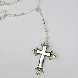 Collection of Baroque Cross Massive Rosary Necklace in a gallery layout