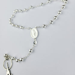 Collection of 5mm Rosary Beads Necklace in a gallery layout