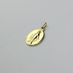 Collection of 10K - 14K Yellow Gold Mary Pendant in a gallery layout