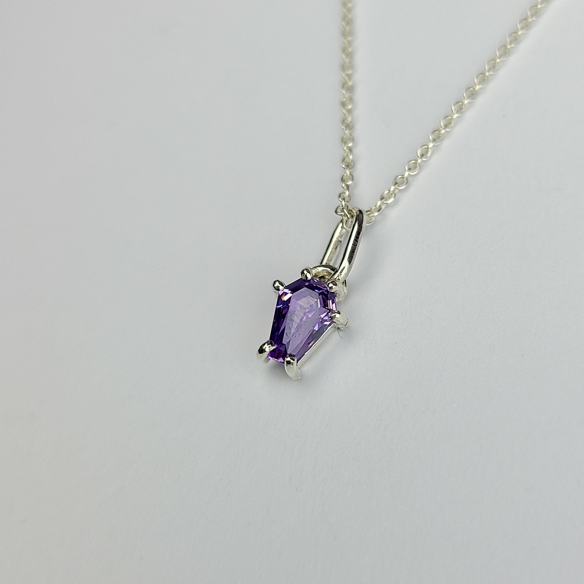 Collection of Magic Purple Coffin Pendant in a gallery layout