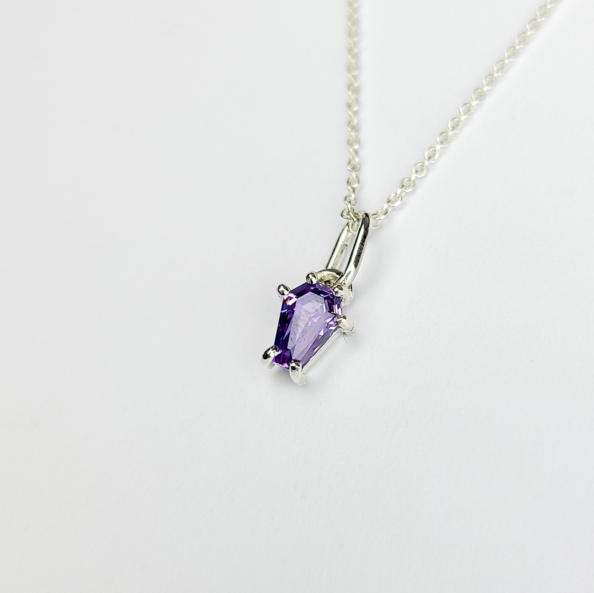 Collection of Magic Purple Coffin Pendant in a gallery layout