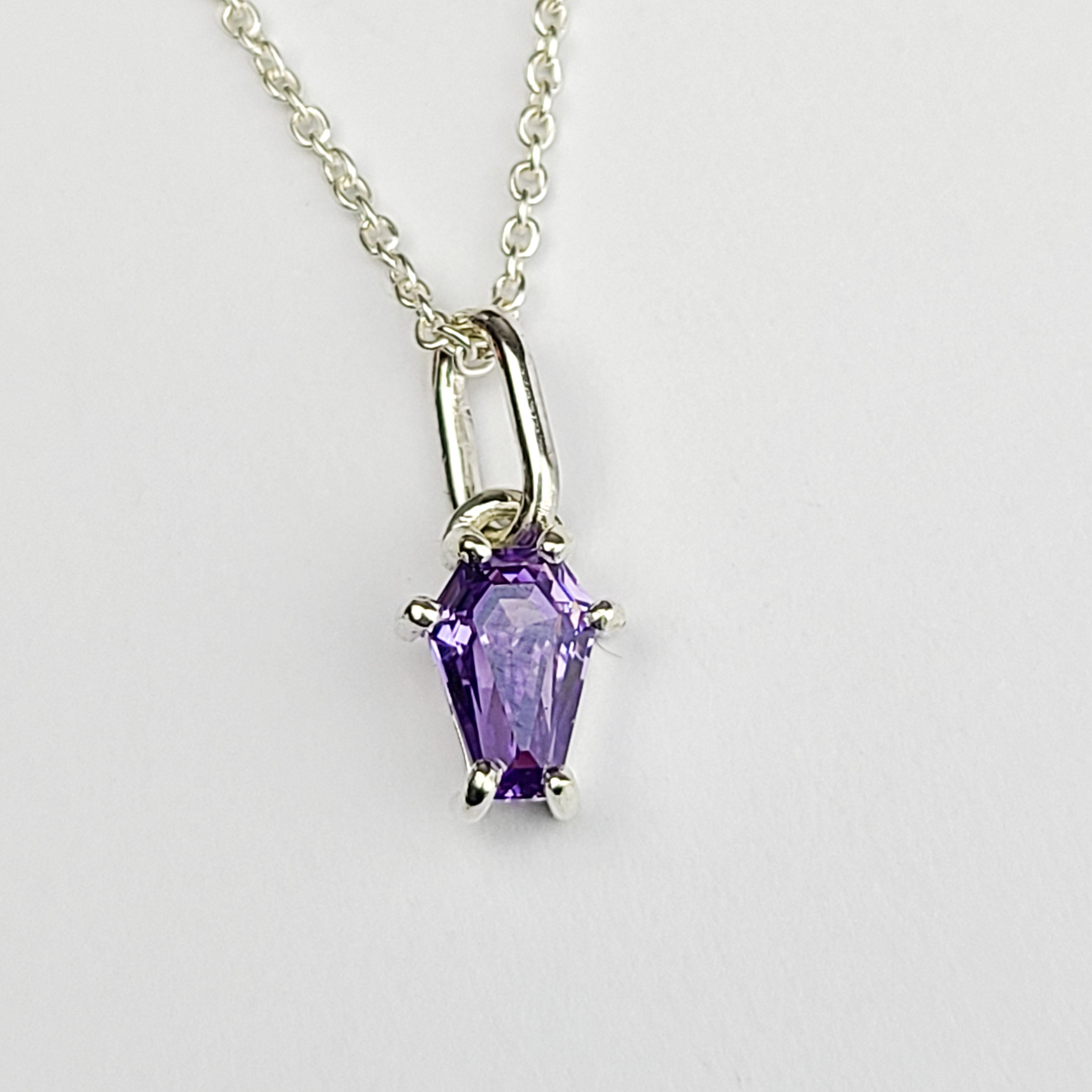 Collection of Magic Purple Coffin Pendant in a gallery layout
