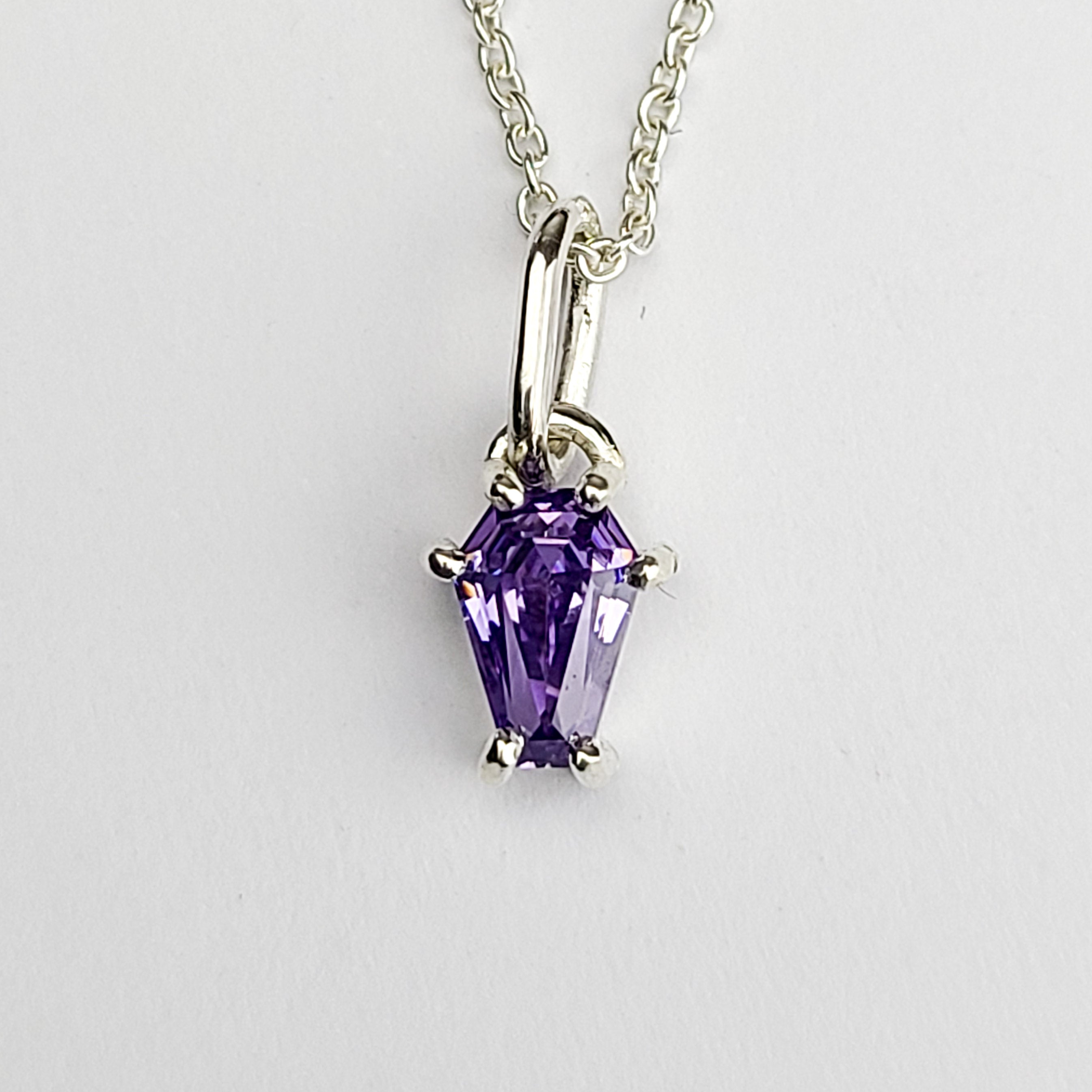 Collection of Magic Purple Coffin Pendant in a gallery layout