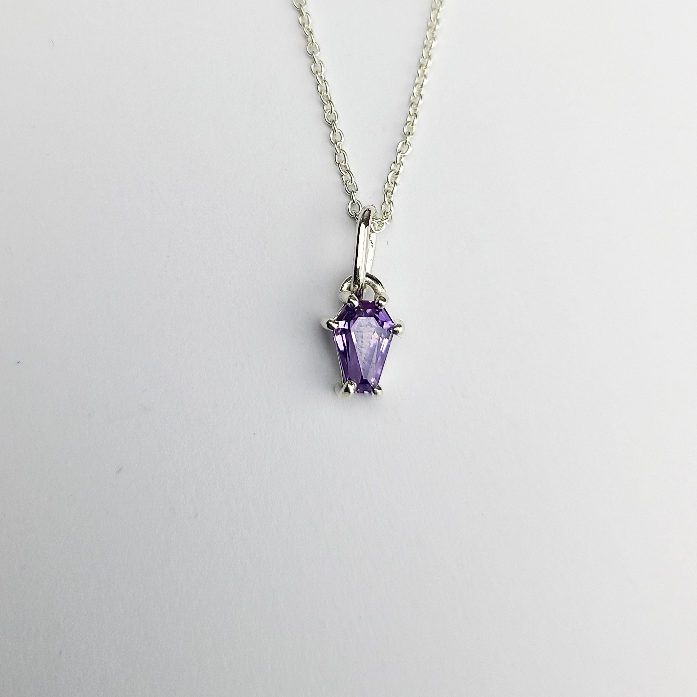 Collection of Magic Purple Coffin Pendant in a gallery layout