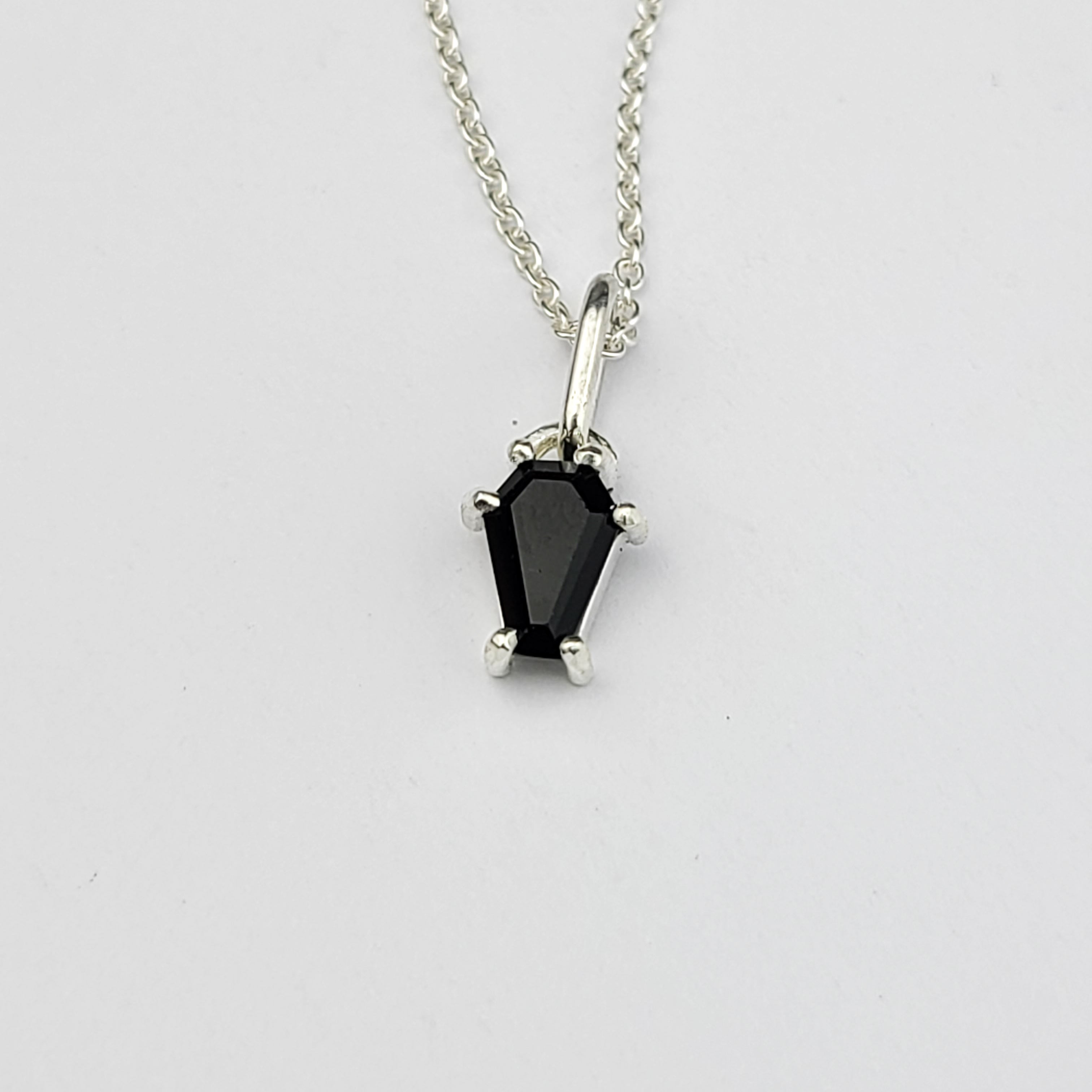 Collection of Tiny Black Coffin Pendant - Inchoo Bijoux in a gallery layout