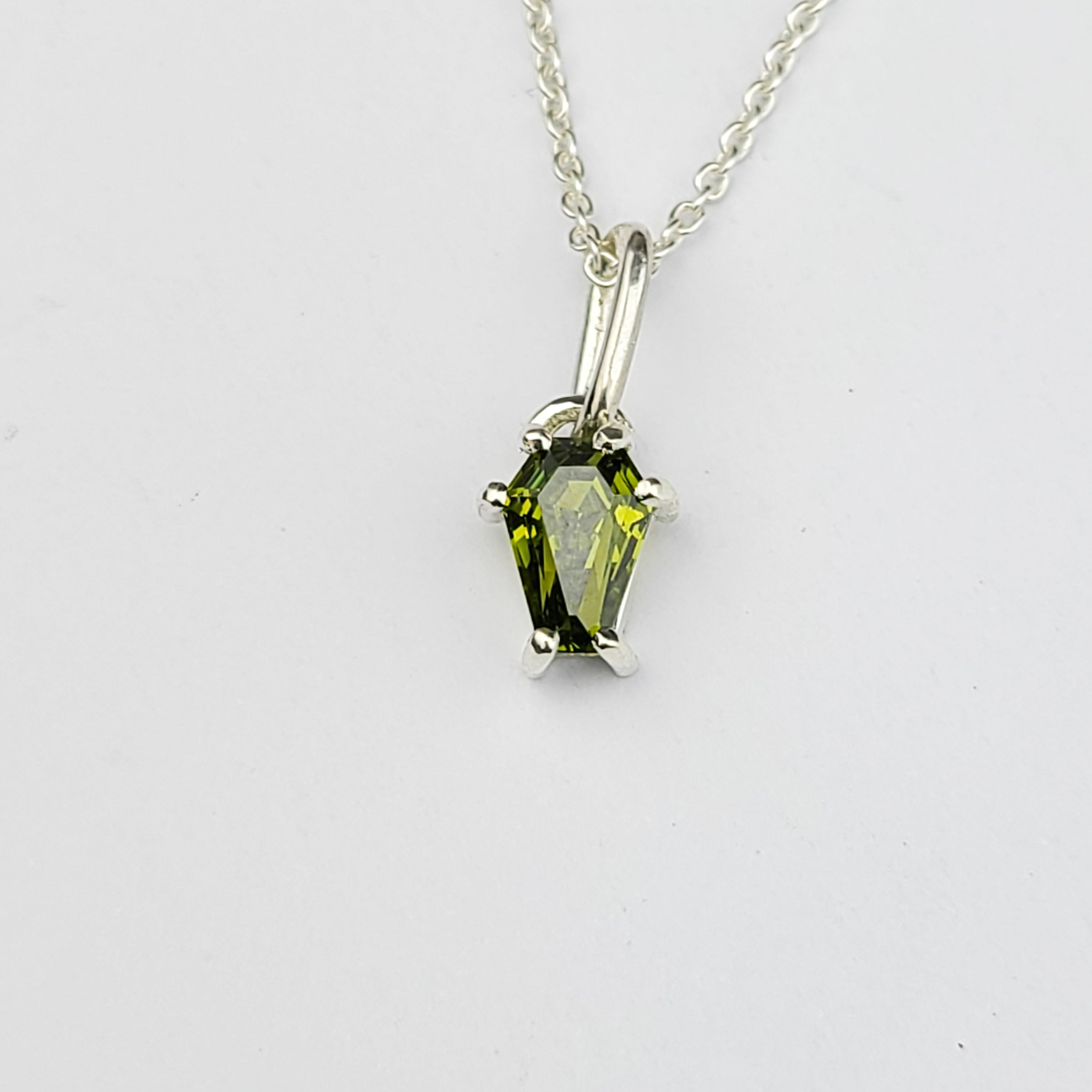 Collection of Slime Green Coffin Pendant 5x7 in a gallery layout