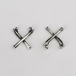 Collection of X Bone Earrings in a gallery layout