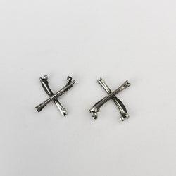 Collection of X Bone Earrings in a gallery layout