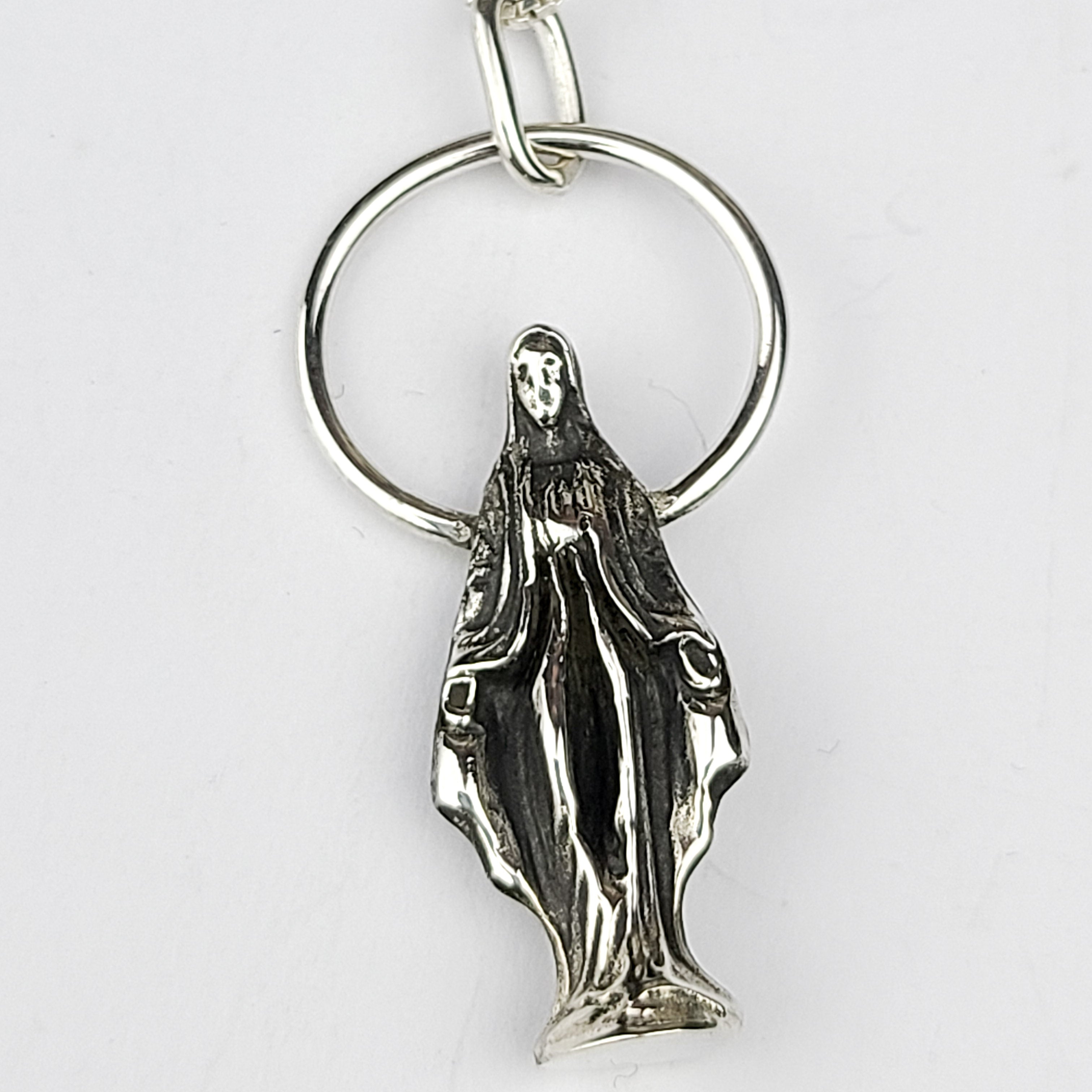 Collection of Mother Vulva Virgin Mary Pendant in a gallery layout