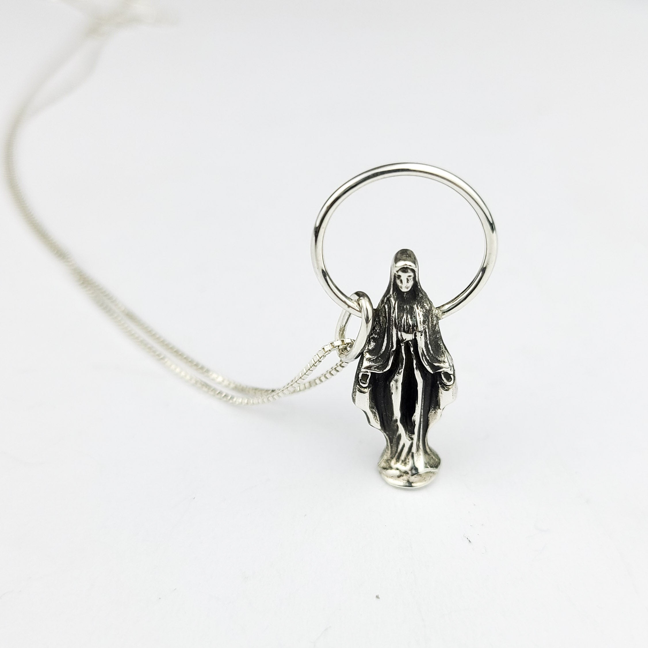 Collection of Mother Vulva Virgin Mary Pendant in a gallery layout