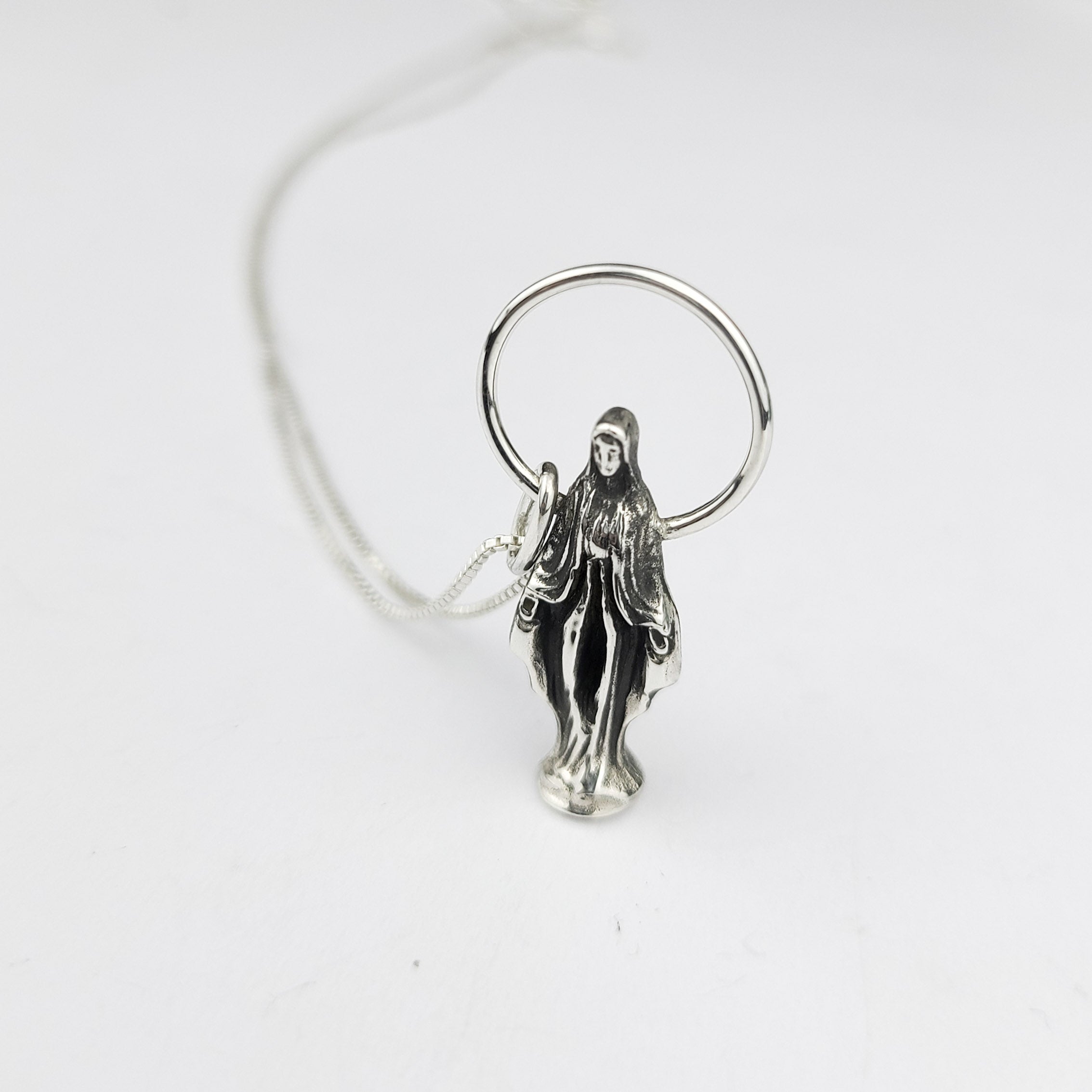 Collection of Mother Vulva Virgin Mary Pendant in a gallery layout