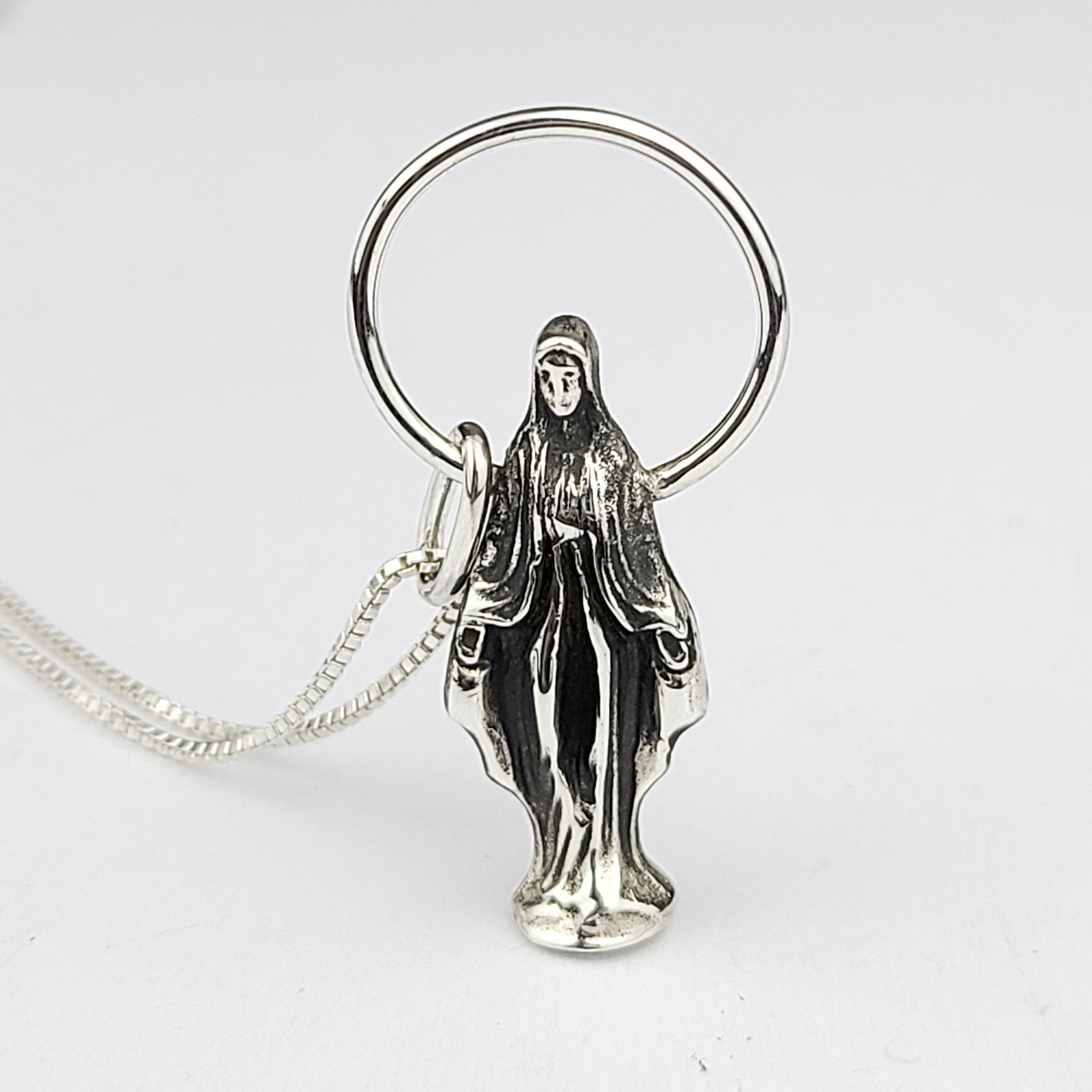 Collection of Mother Vulva Virgin Mary Pendant in a gallery layout