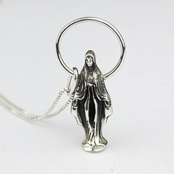 Collection of Mother Vulva Virgin Mary Pendant in a gallery layout