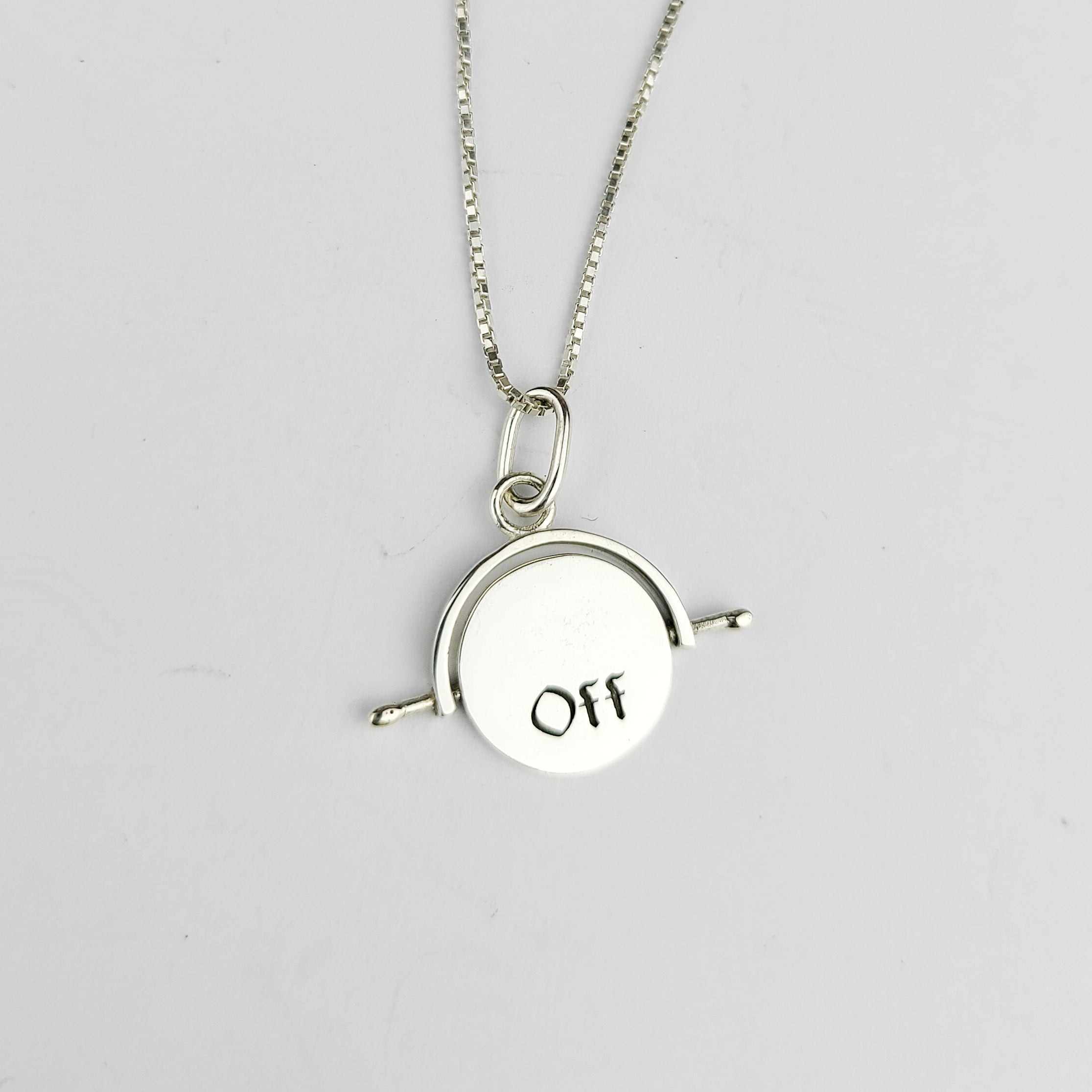 Collection of Fuck Off Spinning Pendant - Inchoo Bijoux in a gallery layout