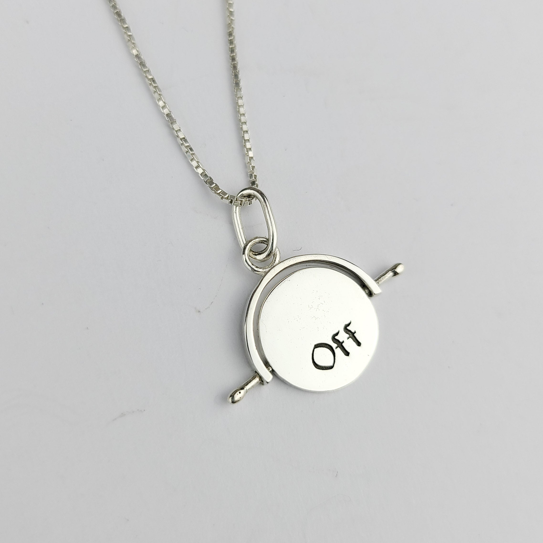 Collection of Fuck Off Spinning Pendant - Inchoo Bijoux in a gallery layout