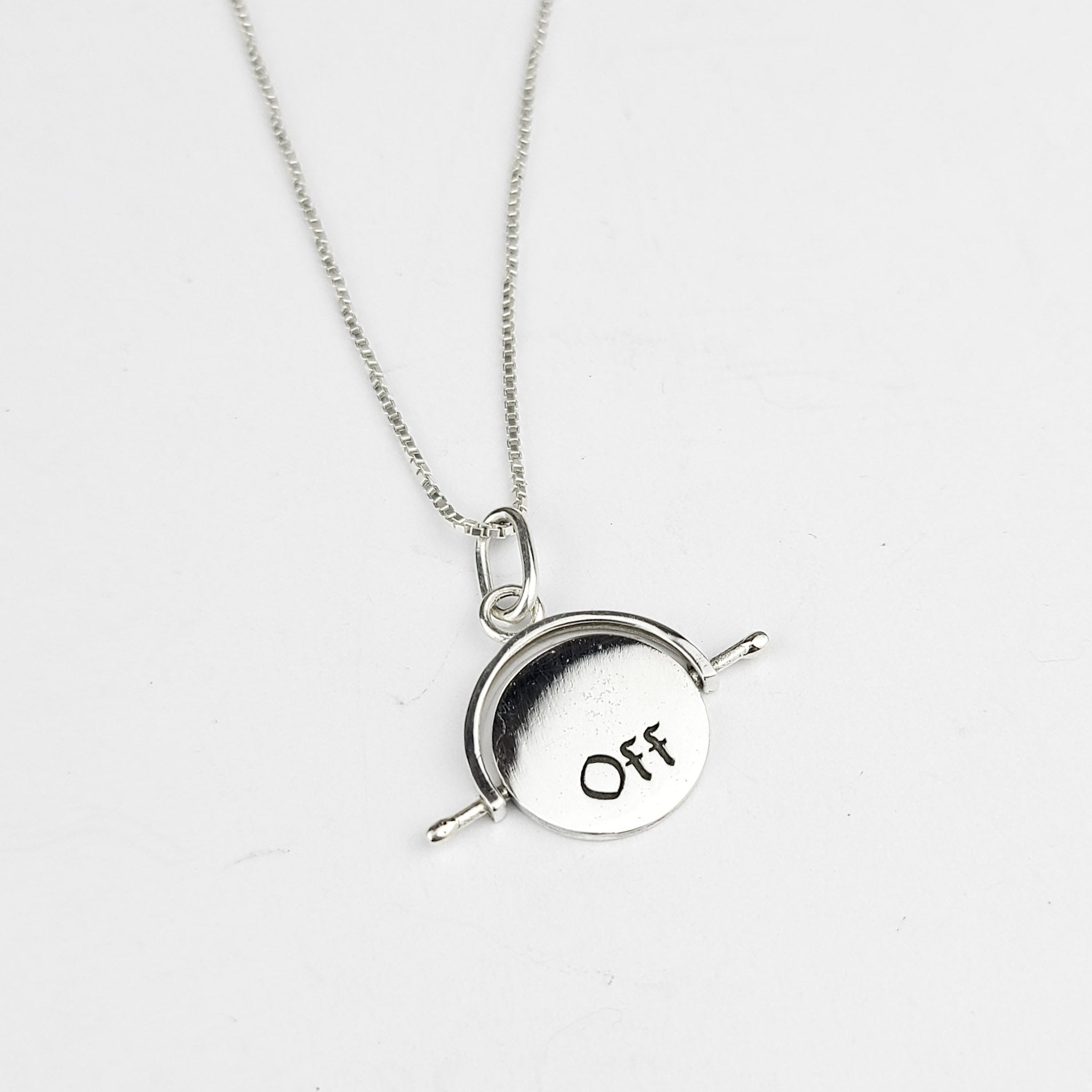 Collection of Fuck Off Spinning Pendant - Inchoo Bijoux in a gallery layout