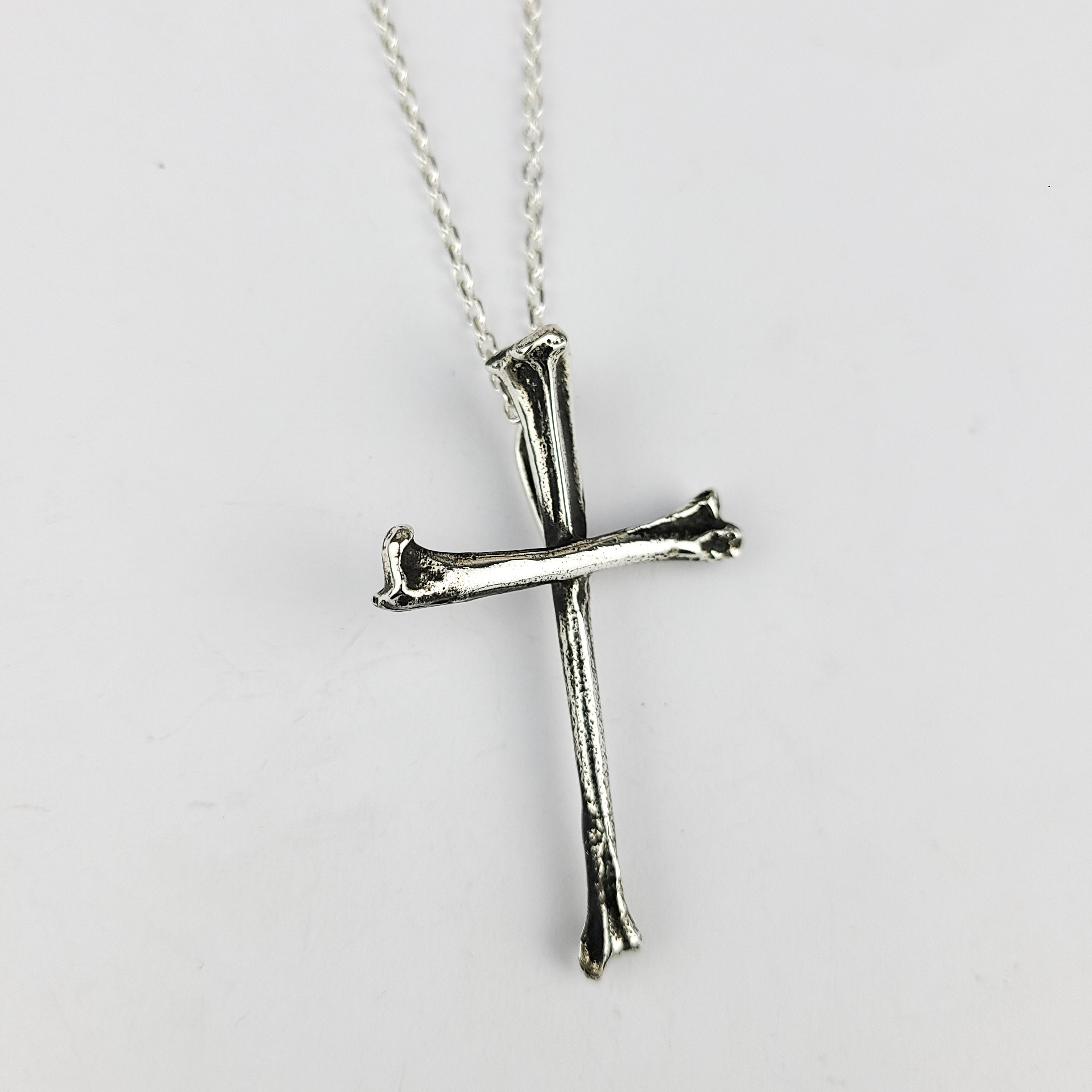 Collection of Heavy Bone Cross Pendant in a gallery layout