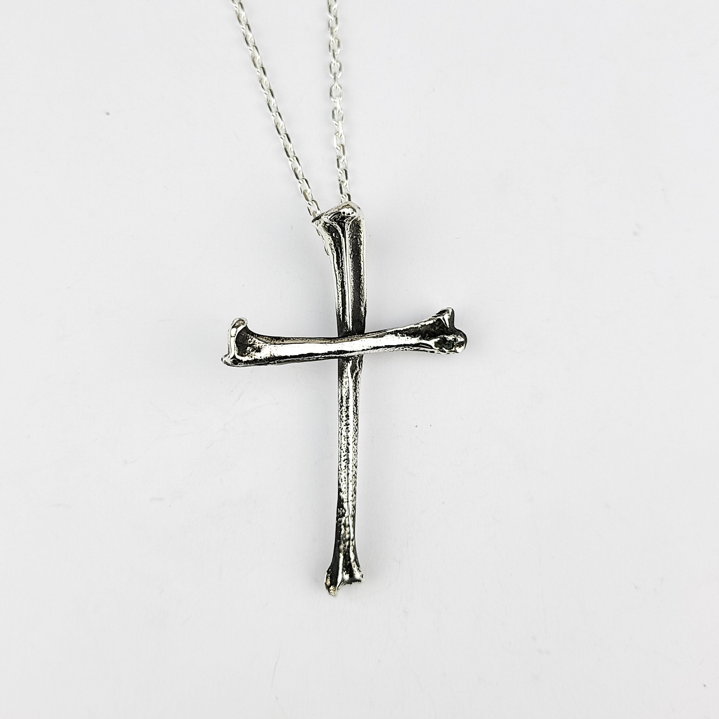 Collection of Heavy Bone Cross Pendant in a gallery layout