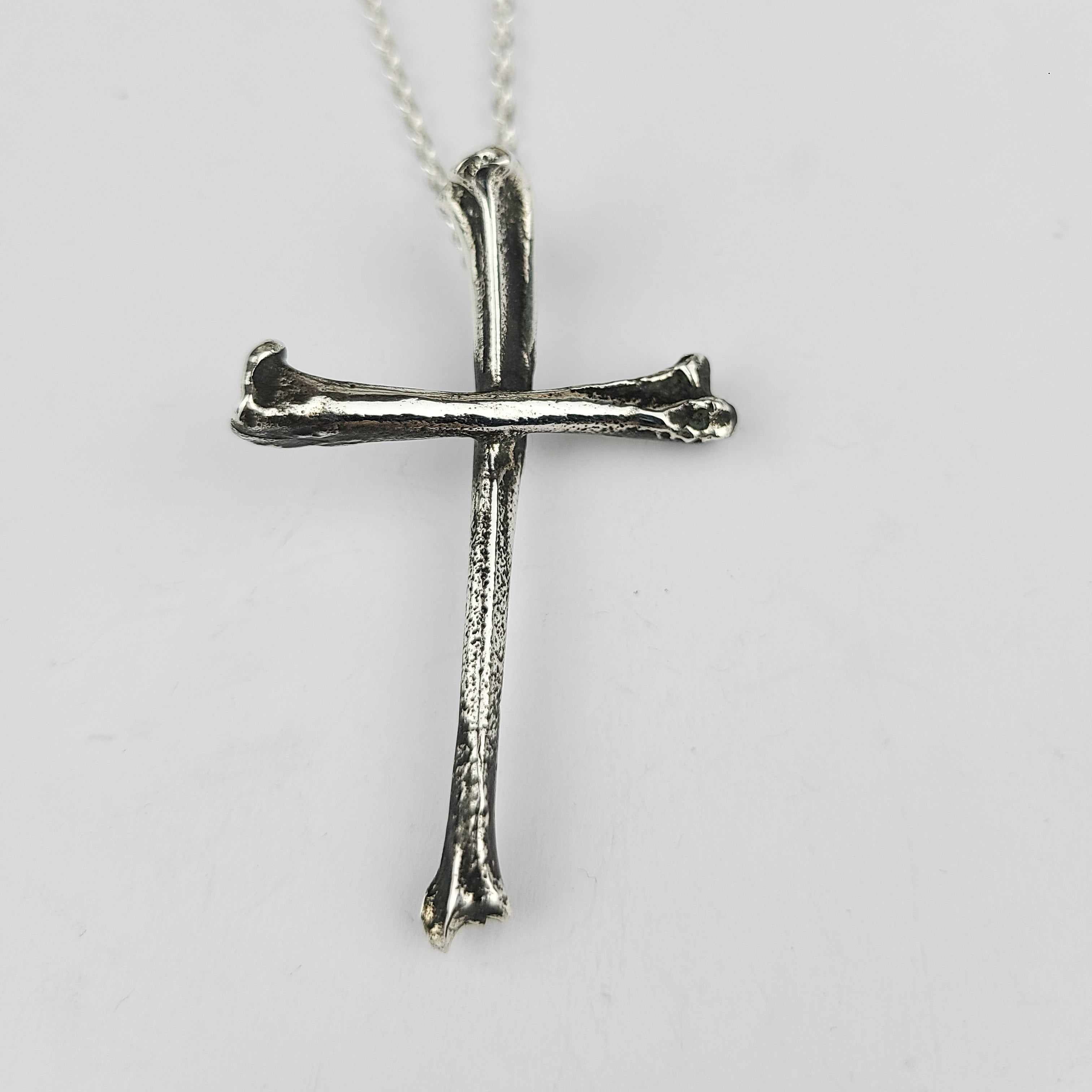 Collection of Heavy Bone Cross Pendant in a gallery layout