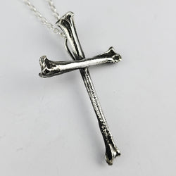 Collection of Heavy Bone Cross Pendant in a gallery layout