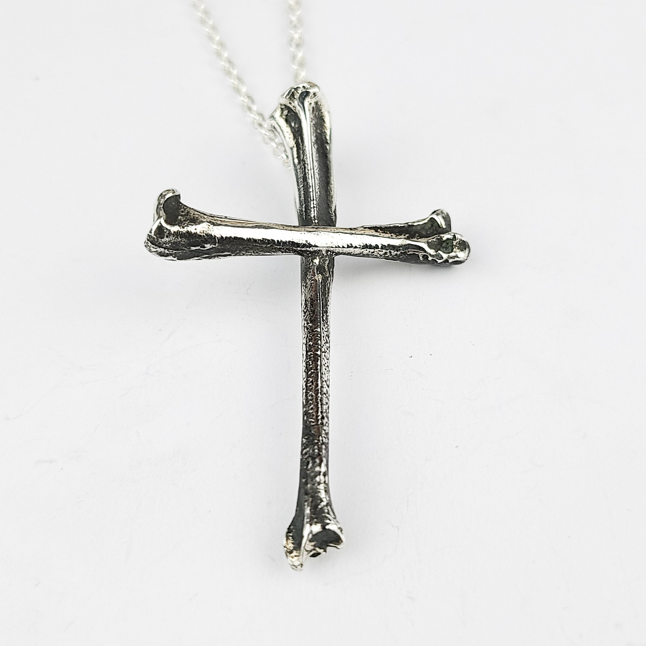 Collection of Heavy Bone Cross Pendant in a gallery layout