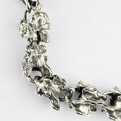 Collection of Bracelet Chunky Spine, Bracelet pour homme en argent lourd in a gallery layout